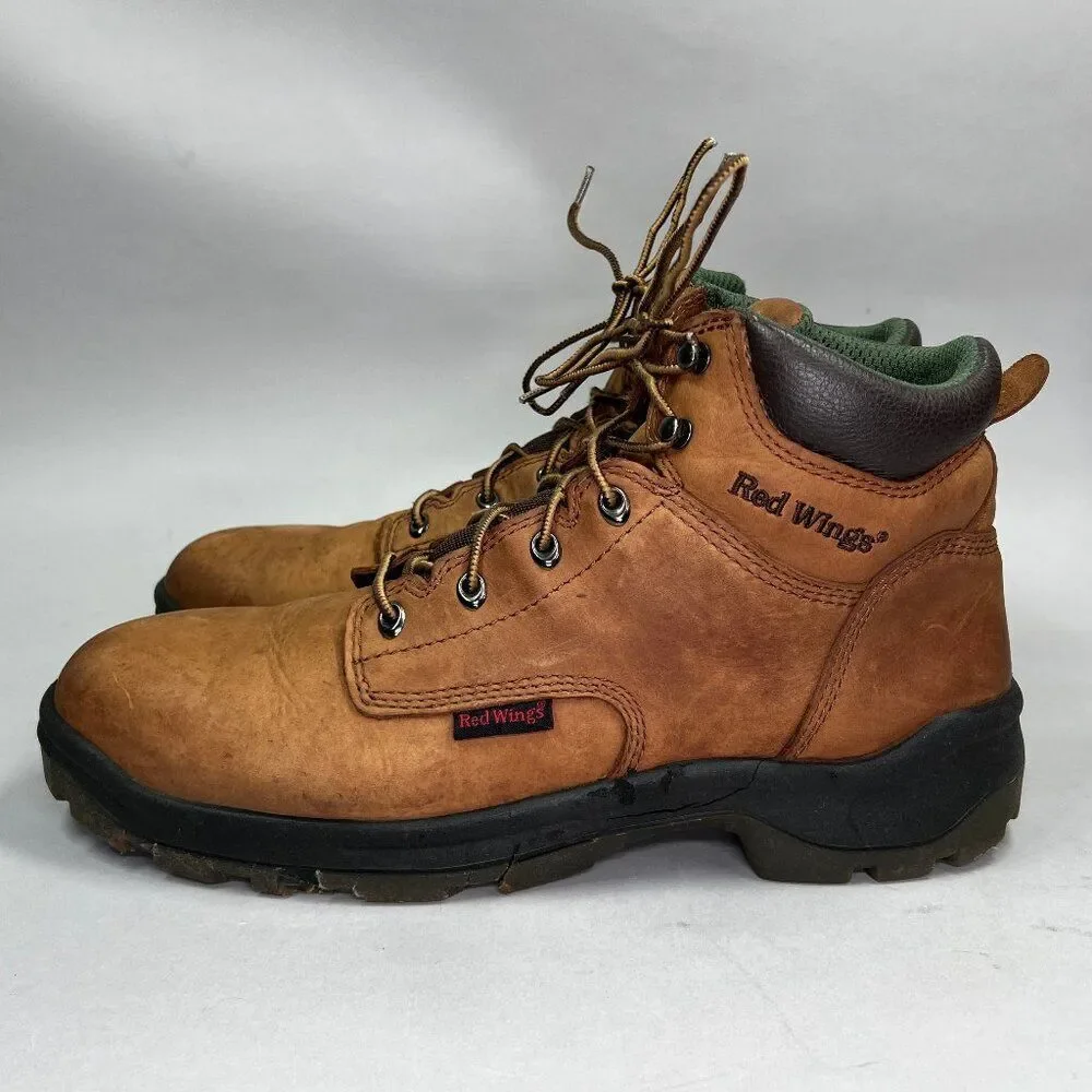 Red Wing Men's Size 14 Brown Leather Work Sport Hunt Soft Toe Boots‎